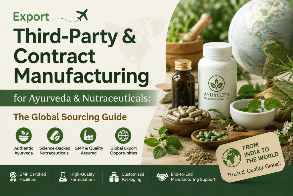 Export Third-Party & Contract Manufacturing for Ayurveda & Nutraceuticals The Global Sourcing Guide - Shakumbhri Group